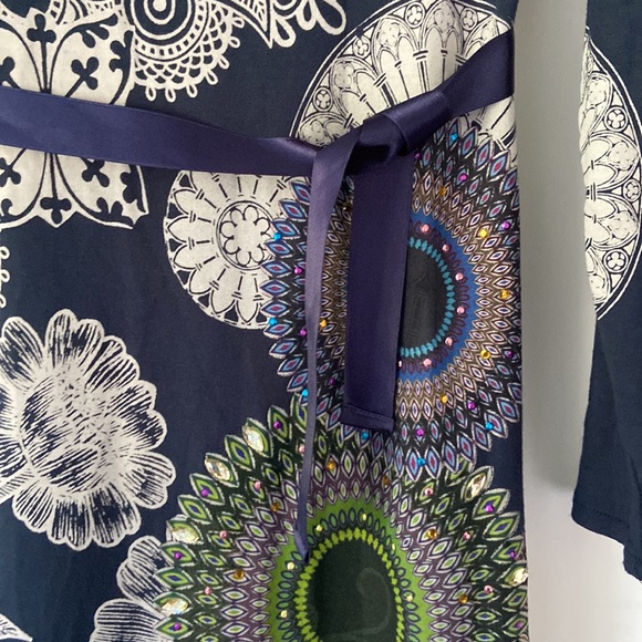 Blue Desigual dress size large - Picture 2 of 5